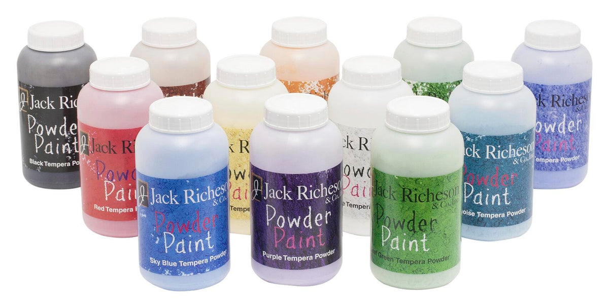 PAINT POWDER ASSORTED COLORS SET OF 12