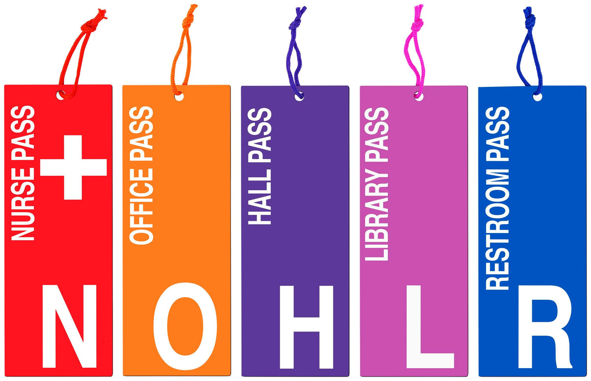 HALL PASS 5 PACK- ASSORTED-ACHIEVE IT