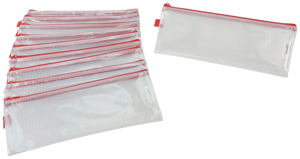 BAG SAX MESH ZIPPER BAG 5X13 IN PACK OF 10