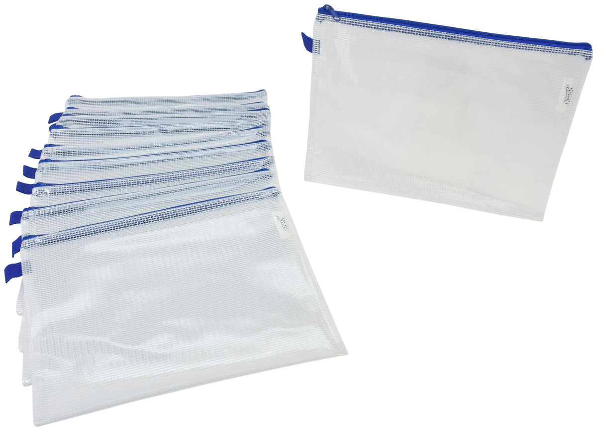 BAG SAX MESH ZIPPER BAG 10X13 IN PACK OF 10