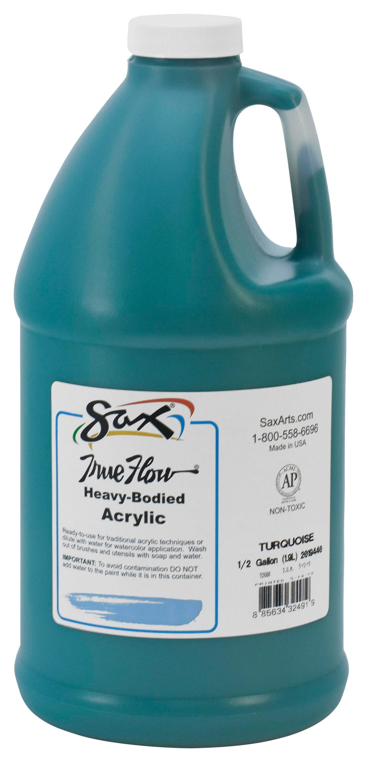 PAINT ACRYLIC HB SAX TURQUOISE HALF GALLON