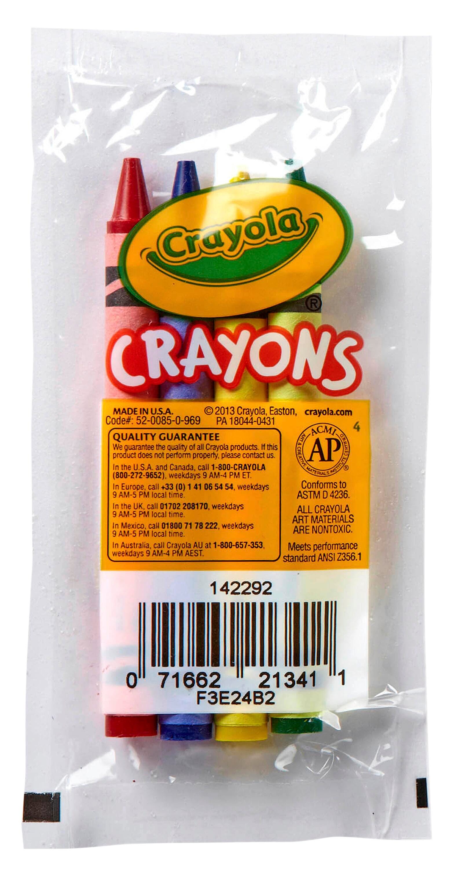 CRAYONS CRAYOLA CELLO WRAPPED 4-COLOR SET OF 360