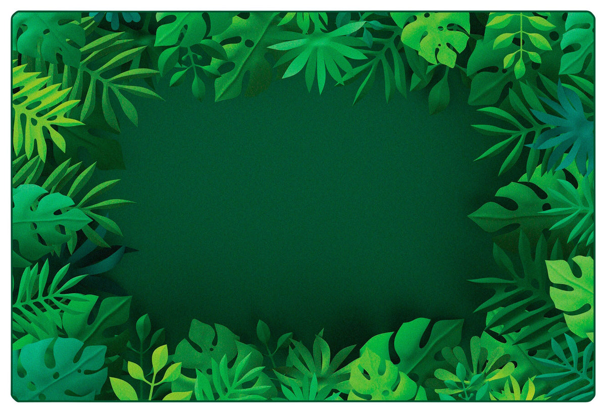 CARPETS FOR KIDS - PIXEL PERFECT TROPICAL PARADISE - 6 FT X 9 FT RECTANGLE