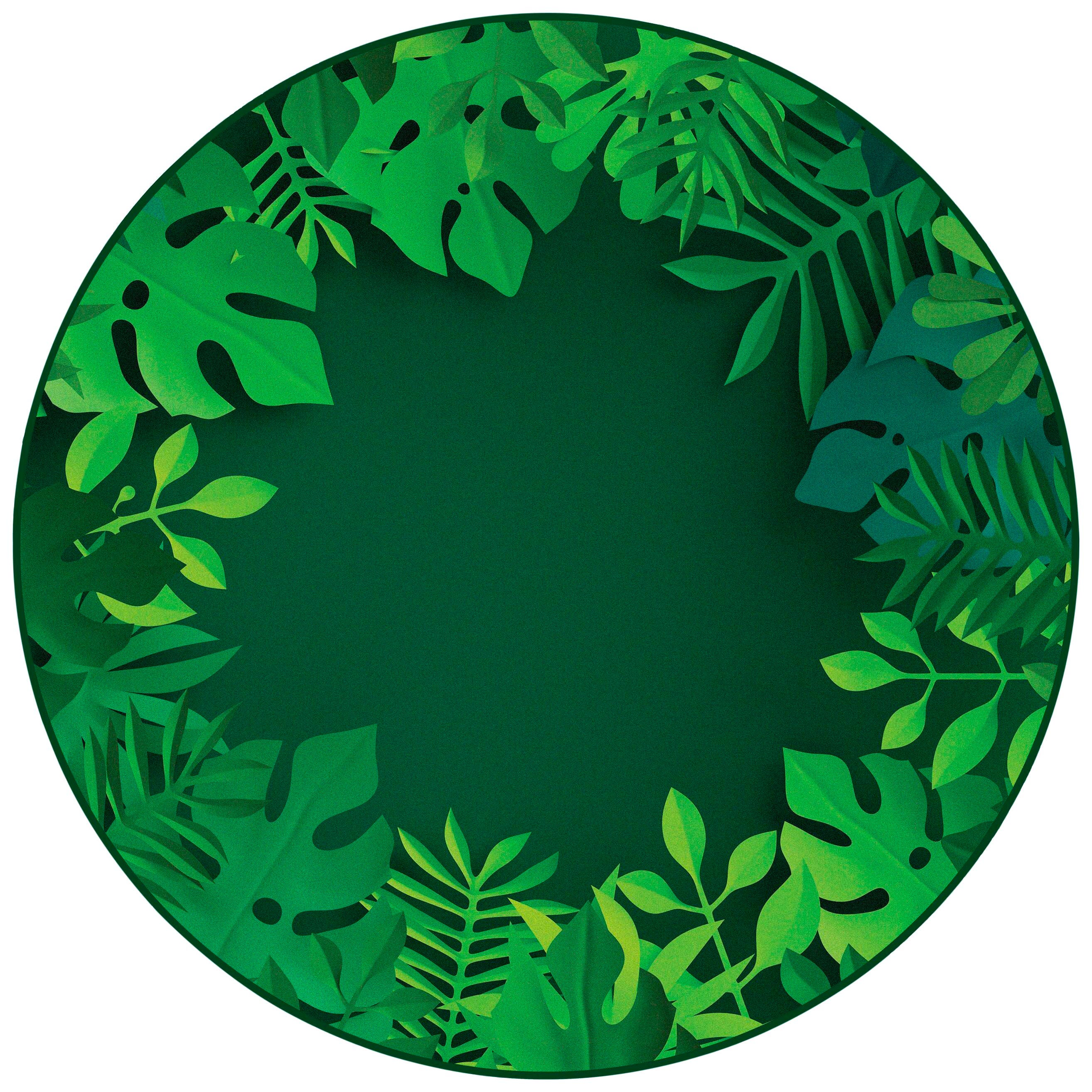 CARPETS FOR KIDS PIXEL PERFECT TROPICAL PARADISE - 6 FT ROUND