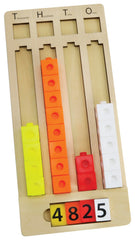 PLACE VALUE - BOARD WITH COUNTERS