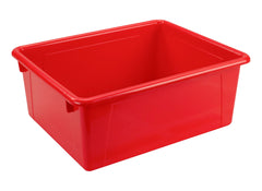 SCHOOL SMART DEEP STORAGE BIN -  - 10-3/4 X 13-3/8 X 5-1/4  - RED - EACH