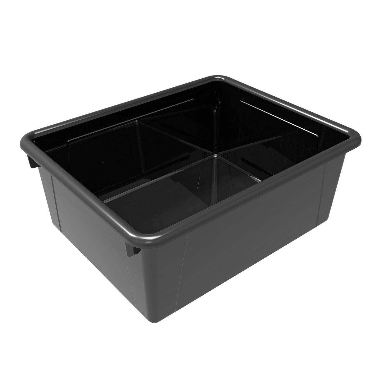 SCHOOL SMART DEEP STORAGE BIN - 10-3/4 X 13-3/8 X 5-1/4  - BLACK - EACH