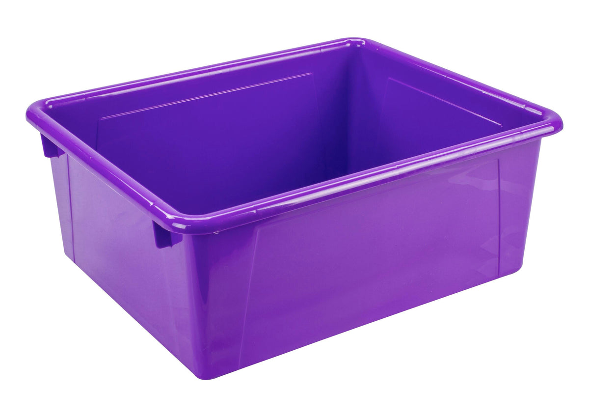 SCHOOL SMART DEEP STORAGE BIN - 10-3/4 X 13-3/8 X 5-1/4  - VIOLET - EACH