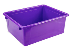 SCHOOL SMART DEEP STORAGE BIN - 10-3/4 X 13-3/8 X 5-1/4  - VIOLET - EACH
