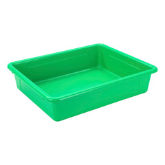 SCHOOL SMART STORAGE TRAY - 10-3/4 X 13-1/4 X 3 INCHES - GREEN - EACH
