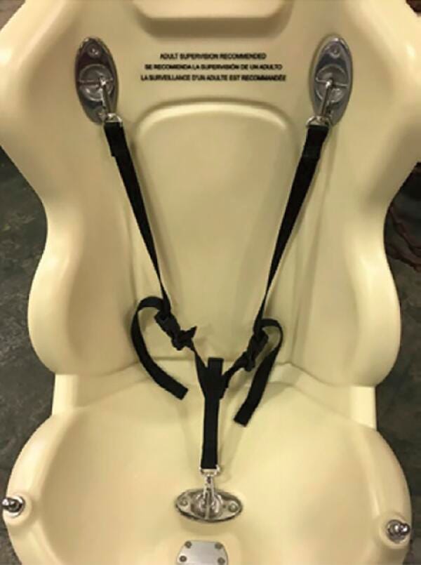 3-POINT HARNESS FOR INCLUSIVE SWING SEAT