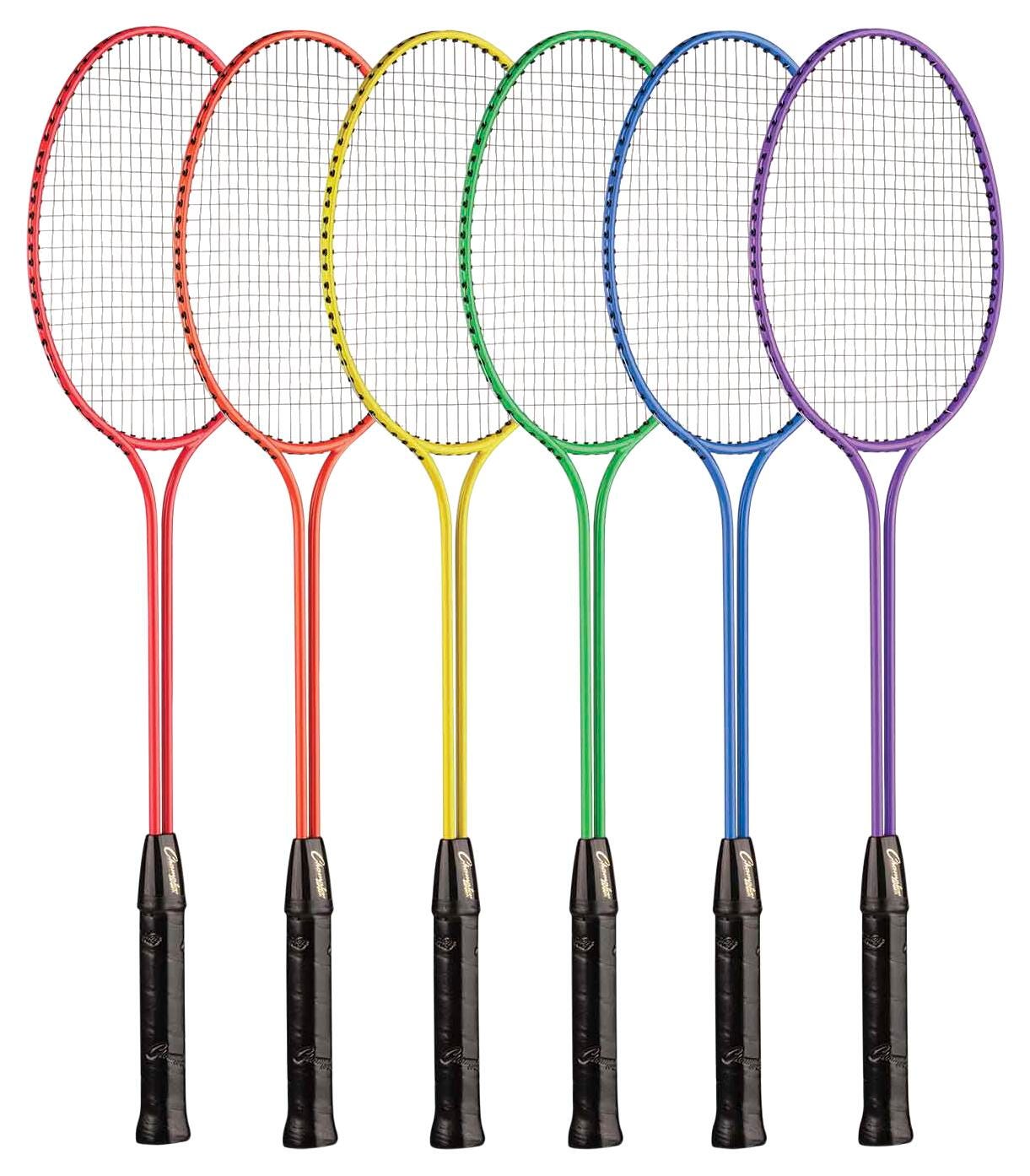 BADMINTON TWIN STEEL RACQUETS