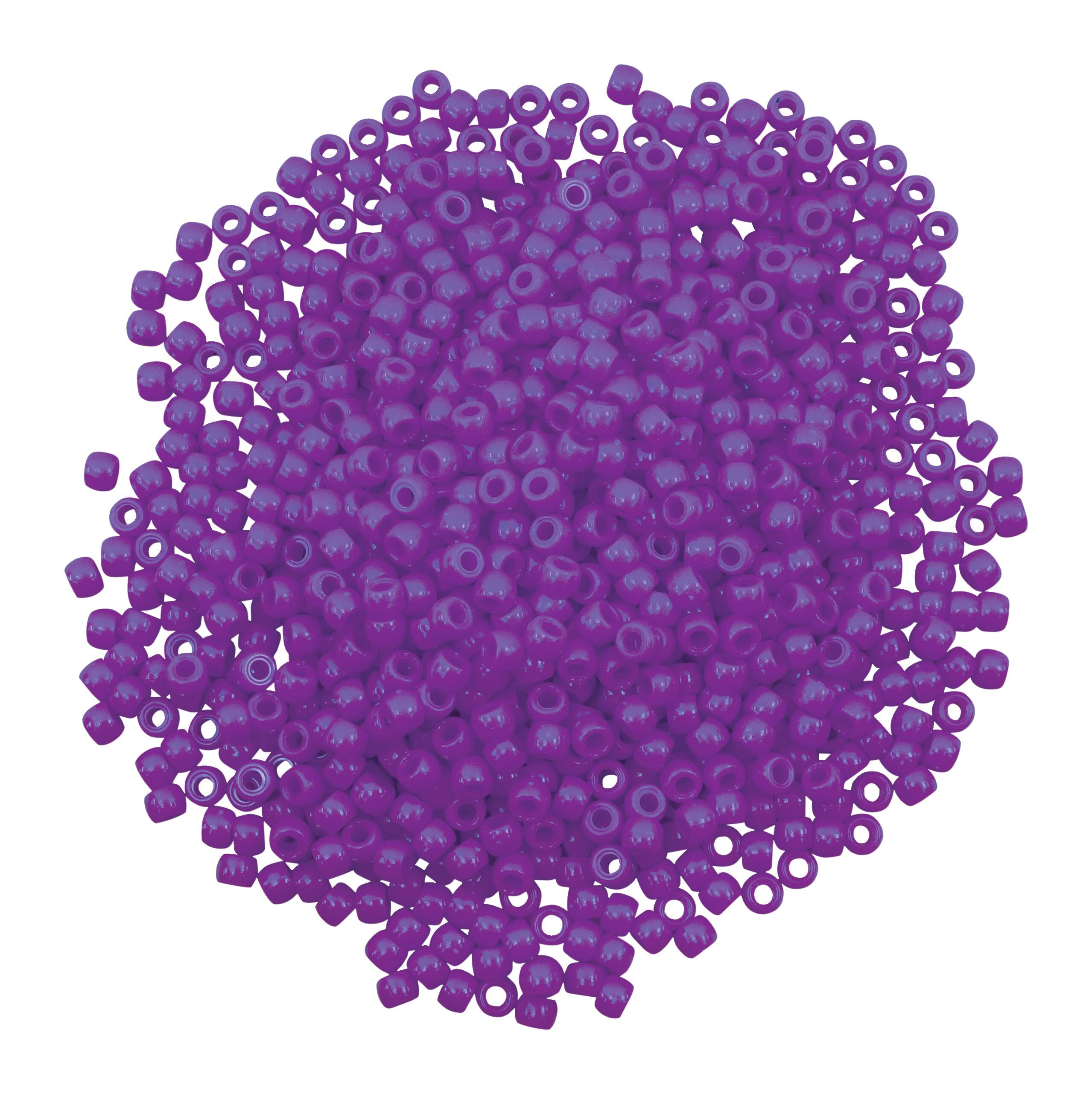 BEADS PONY PURPLE PACK OF 1000