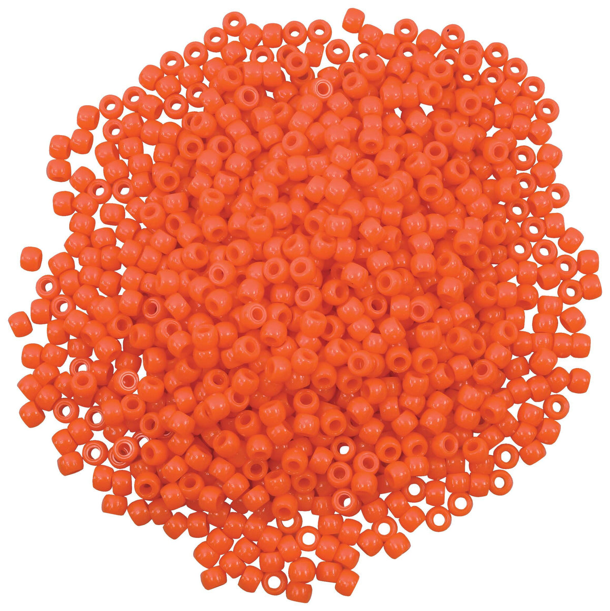 BEADS PONY ORANGE PACK OF 1000