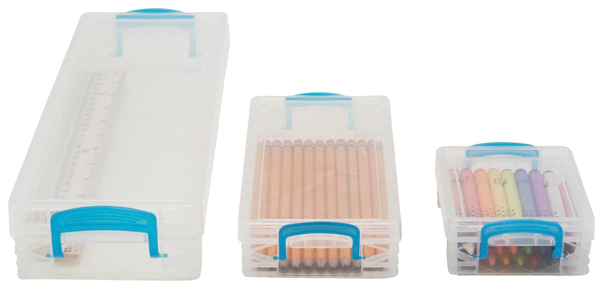 BOX SUPER STACKER SCHOOL KIT CLEAR SET OF 3