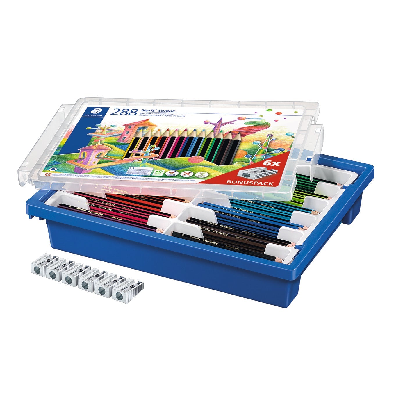 Pencils Noris Colour Asstd Tray 288