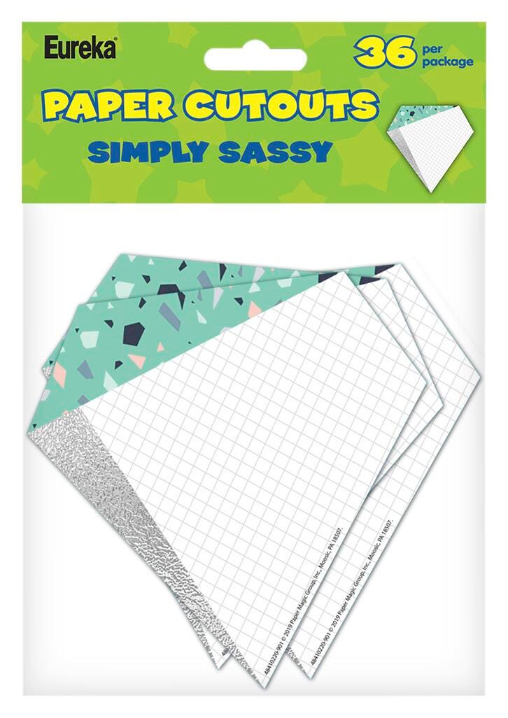 ACCENTS SIMPLY SASSY DIAMONDS CUT OUTS SET OF 36