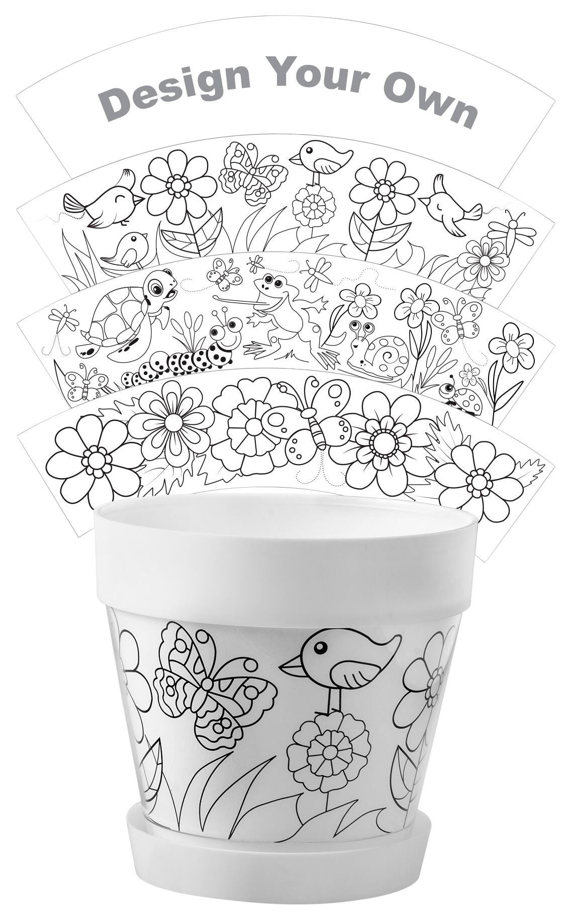 FLOWER POT SNAPINS DESIGN YOUR OWN
