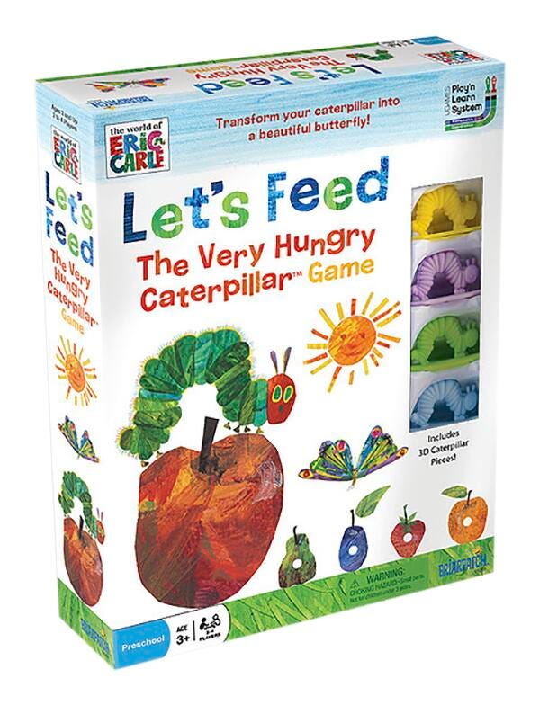 GAME - LETS FEED THE HUNGRY CATERPILLAR