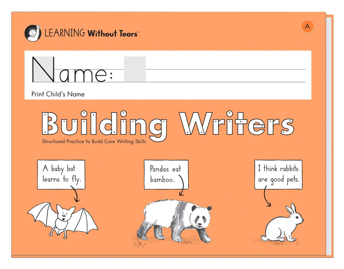 WORKBOOK - BUILDING WRITERS A/GR K