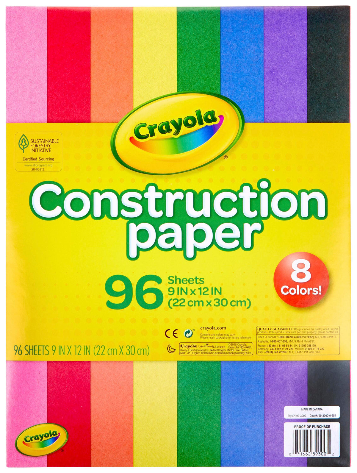 PAPER PAD CONSTRUCTION CRAYOLA 9X12 IN 96 SHTS