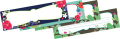 NAMEPLATES PETALS AND PRICKLES DBL SIDED SET OF 36