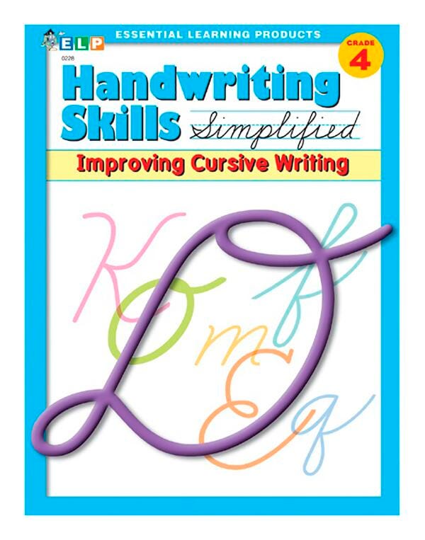 WORKBOOK - IMPROVING CURSIVE WRITING GR 4