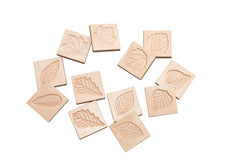 YELLOW DOOR MATCH ME - SENSORY LEAF TILES