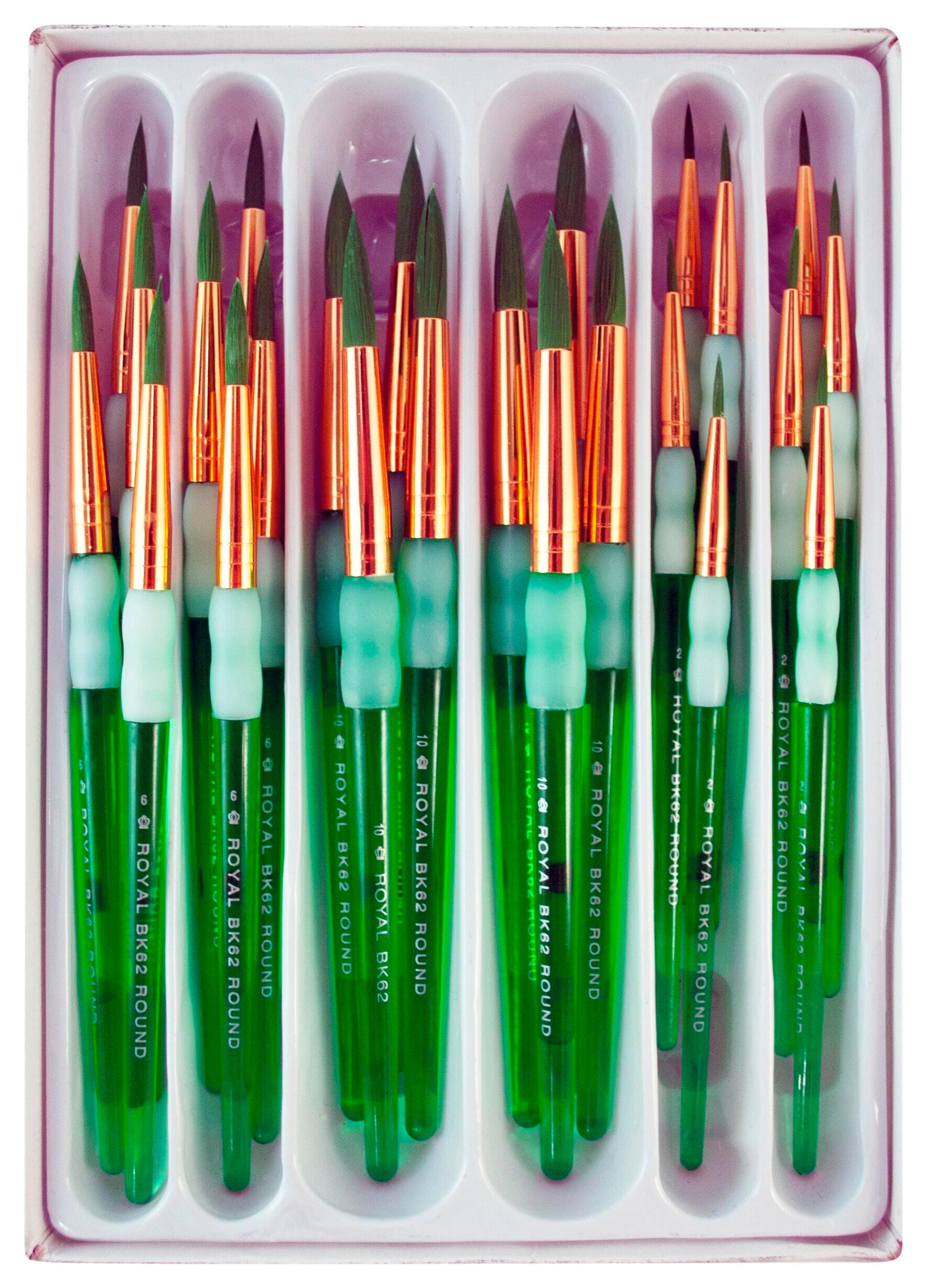 BRUSH PAINT BIG KIDS CHOICE ROUND VALUE SET OF 24