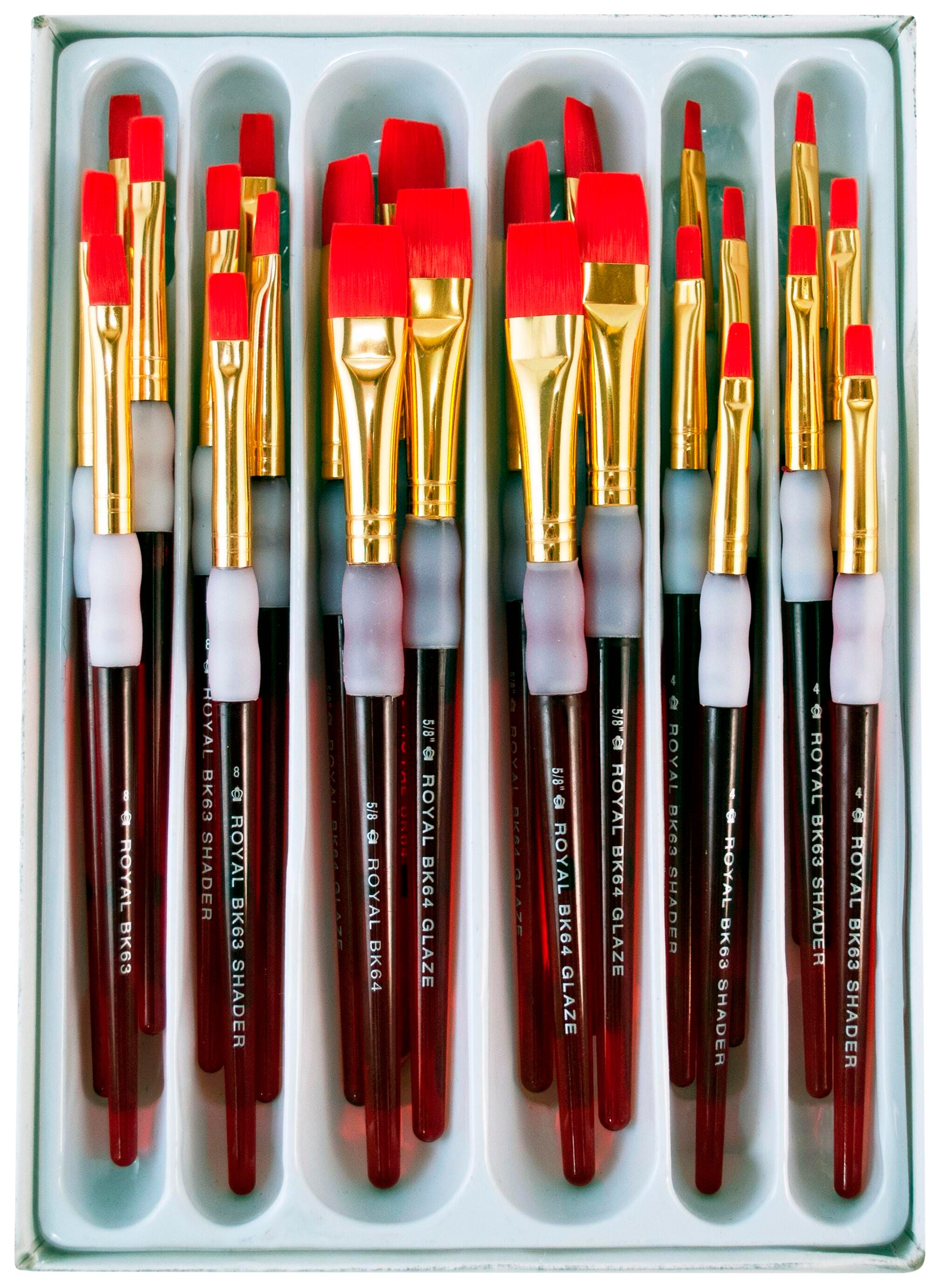 BRUSH PAINT BIG KIDS CHOICE FLAT VALUE SET OF 24