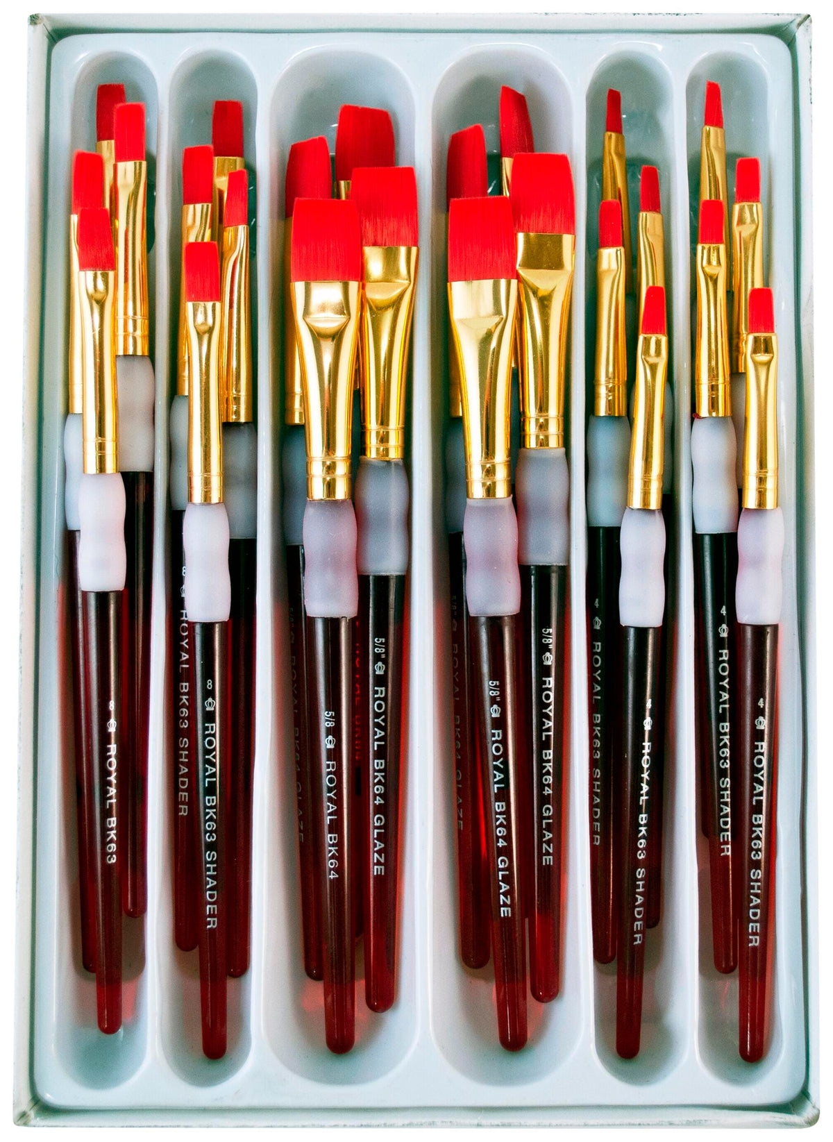 BRUSH PAINT BIG KIDS CHOICE FLAT VALUE SET OF 24