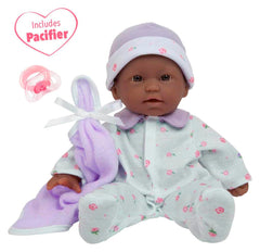 LA BABY 11 INCH SOFT BODY AFRICAN AMERICAN DOLL