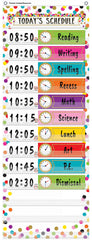 POCKET CHART - CONFETTI 14 POCKET DAILY 13 X 34