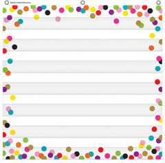 POCKET CHART - CONFETTI 7 POCKET 28 X 28