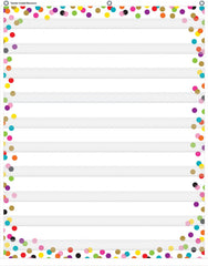 POCKET CHART - CONFETTI 10 POCKET 34 X 44