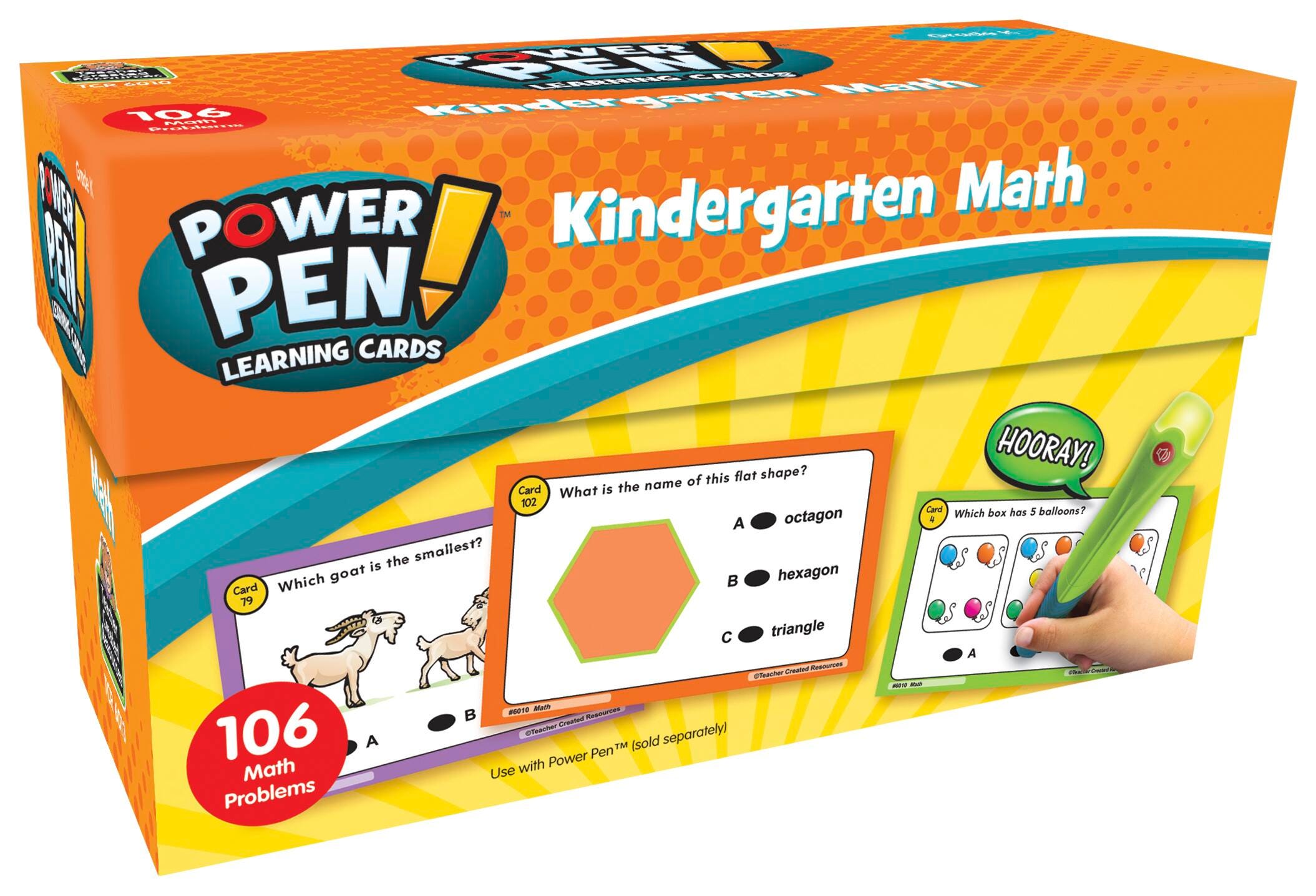 POWER PEN - MATH LEARNING CARDS GR K