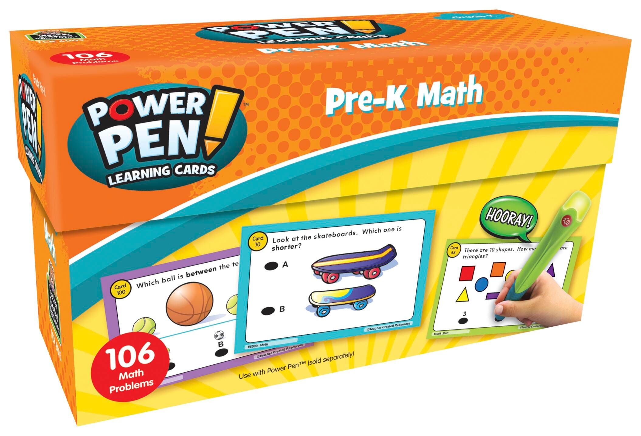POWER PEN - MATH LEARNING CARDS GR PREK