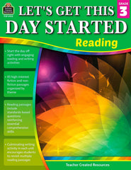 WORKBOOK - LETS GET DAY STARTED READING GR 3