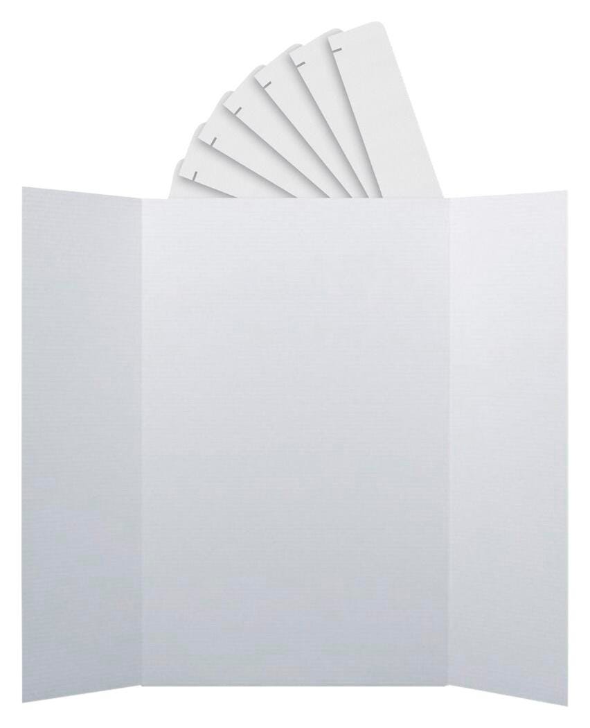 BOARD PROJECT WITH HEADER 36X48 IN WHITE PK OF 24