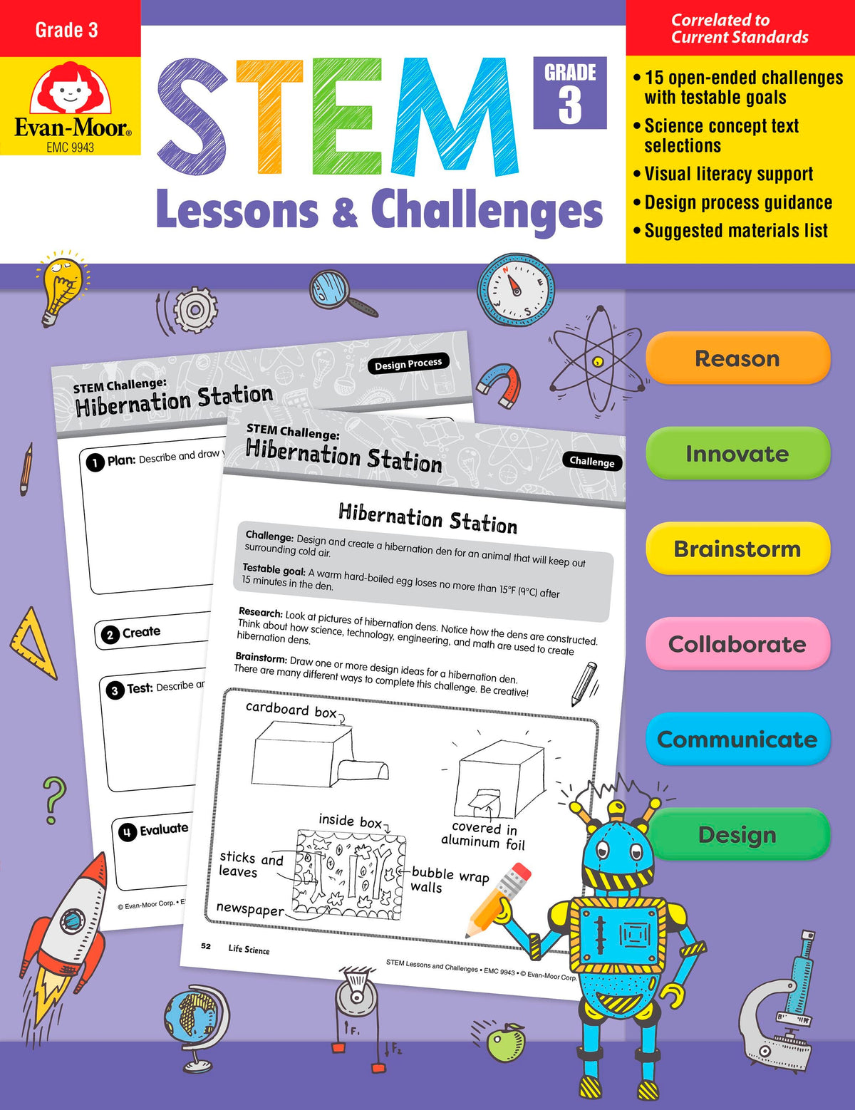 WORKBOOK - STEM LESSONS AND CHALLENGES GR 4