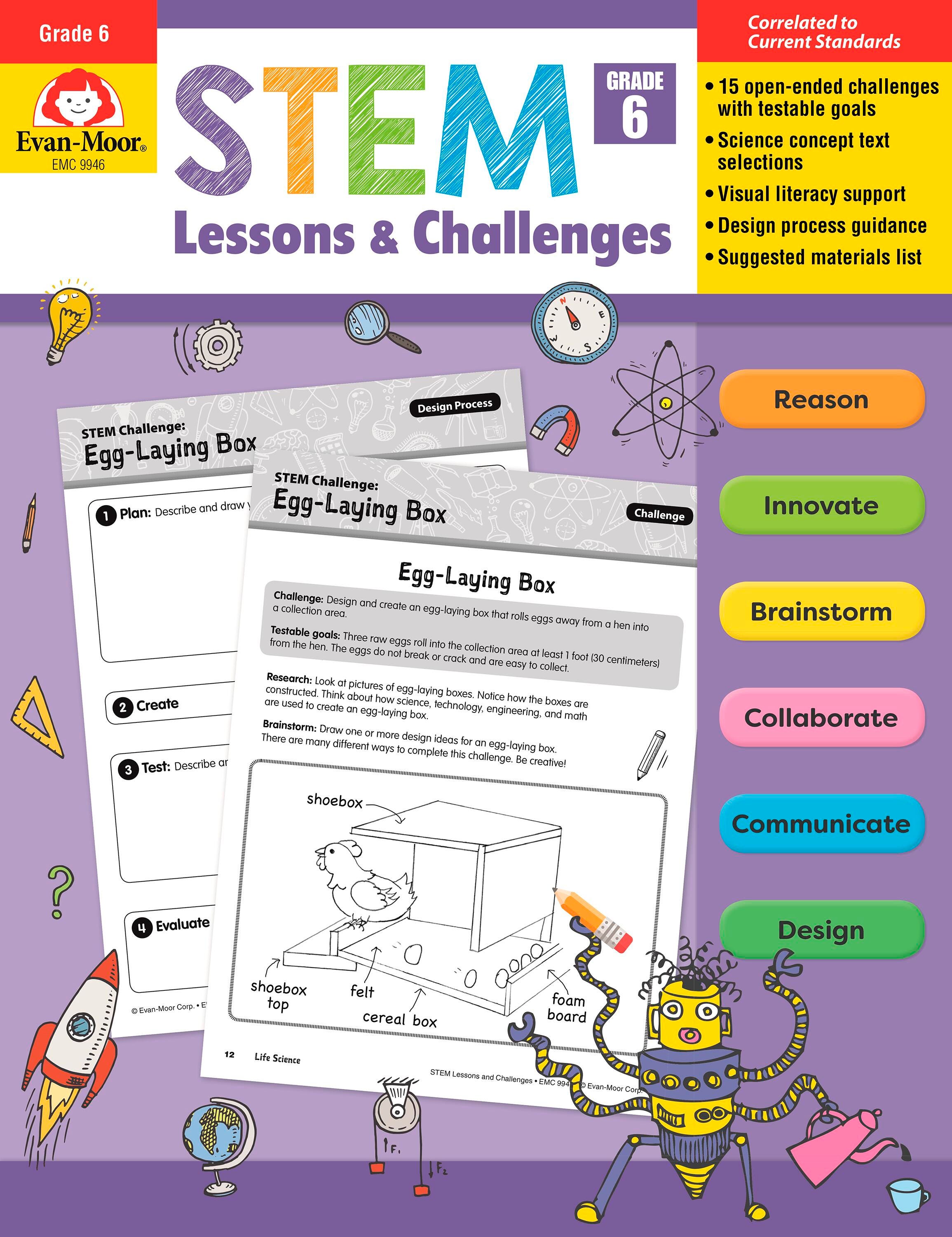 WORKBOOK - STEM LESSONS AND CHALLENGES GR 6