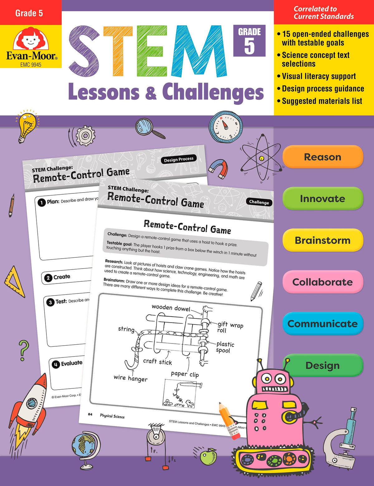 WORKBOOK - STEM LESSONS AND CHALLENGES GR 5