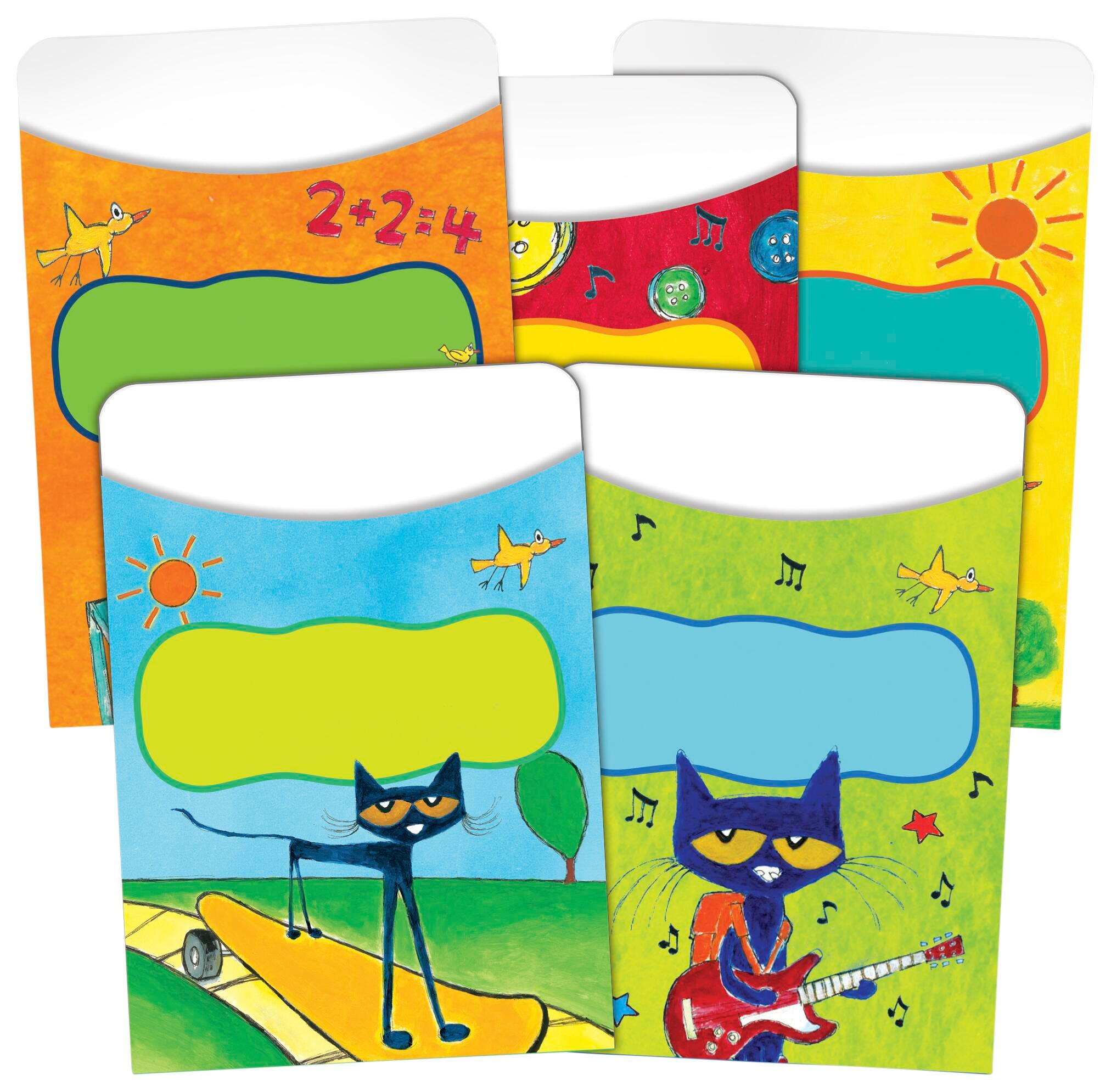 LIBRARY POCKETS PETE THE CAT SET OF 35