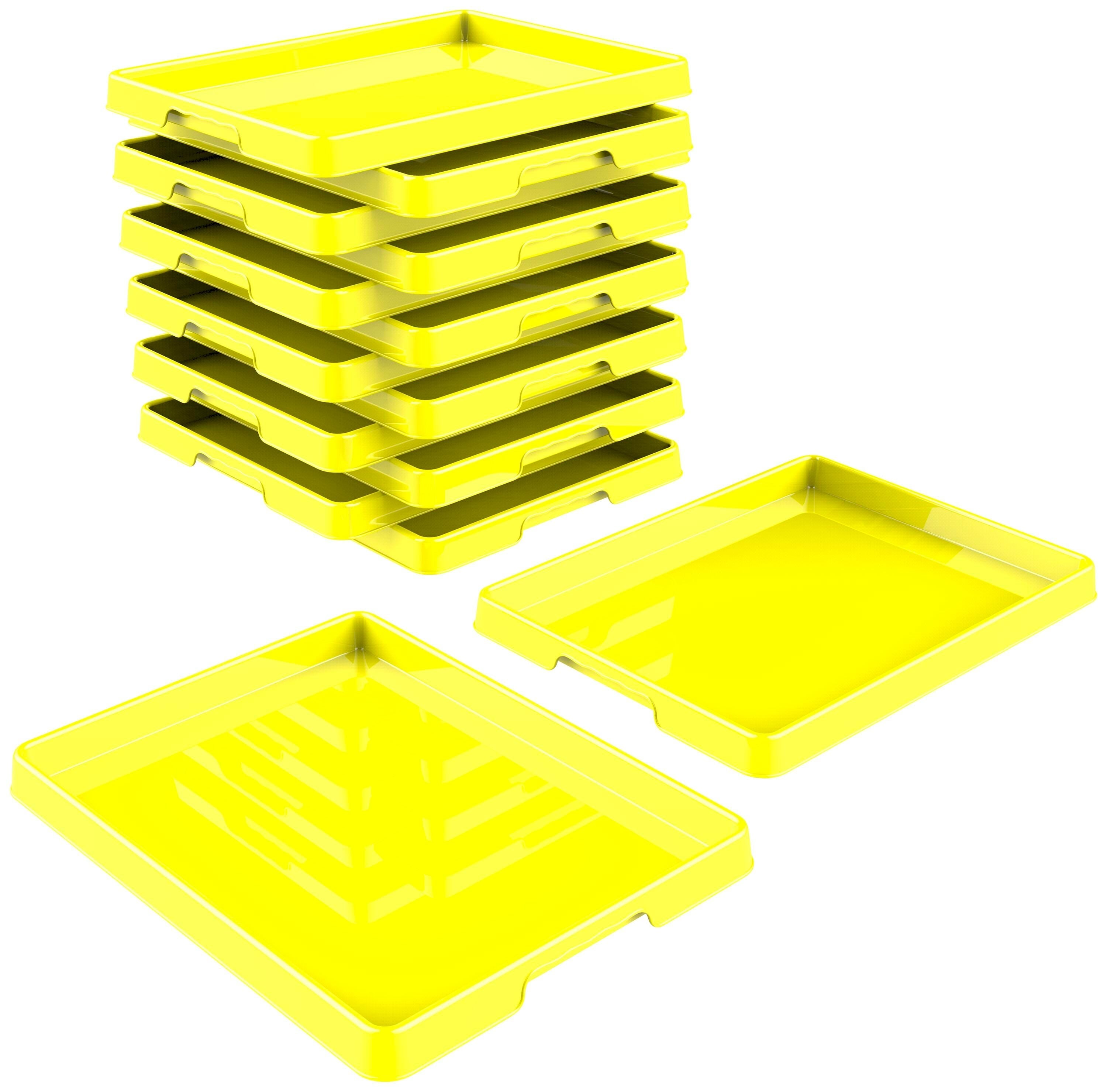 TRAY ACTIVITY 12 X 16 LARGE YELLOW PACK OF 12