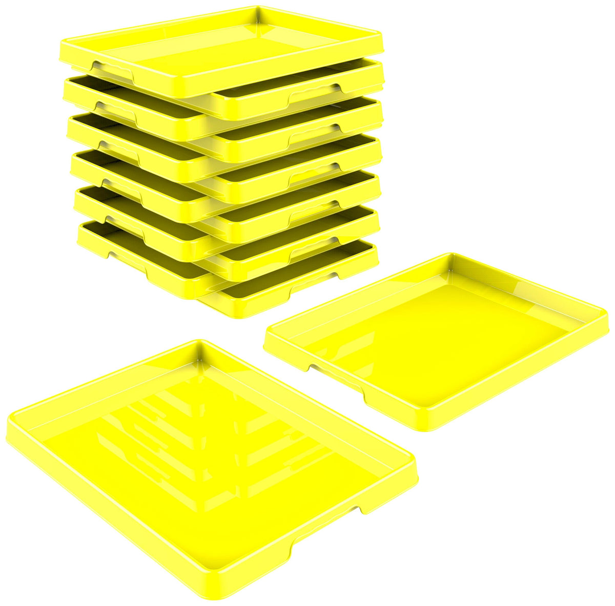 TRAY ACTIVITY 12 X 16 LARGE YELLOW PACK OF 12