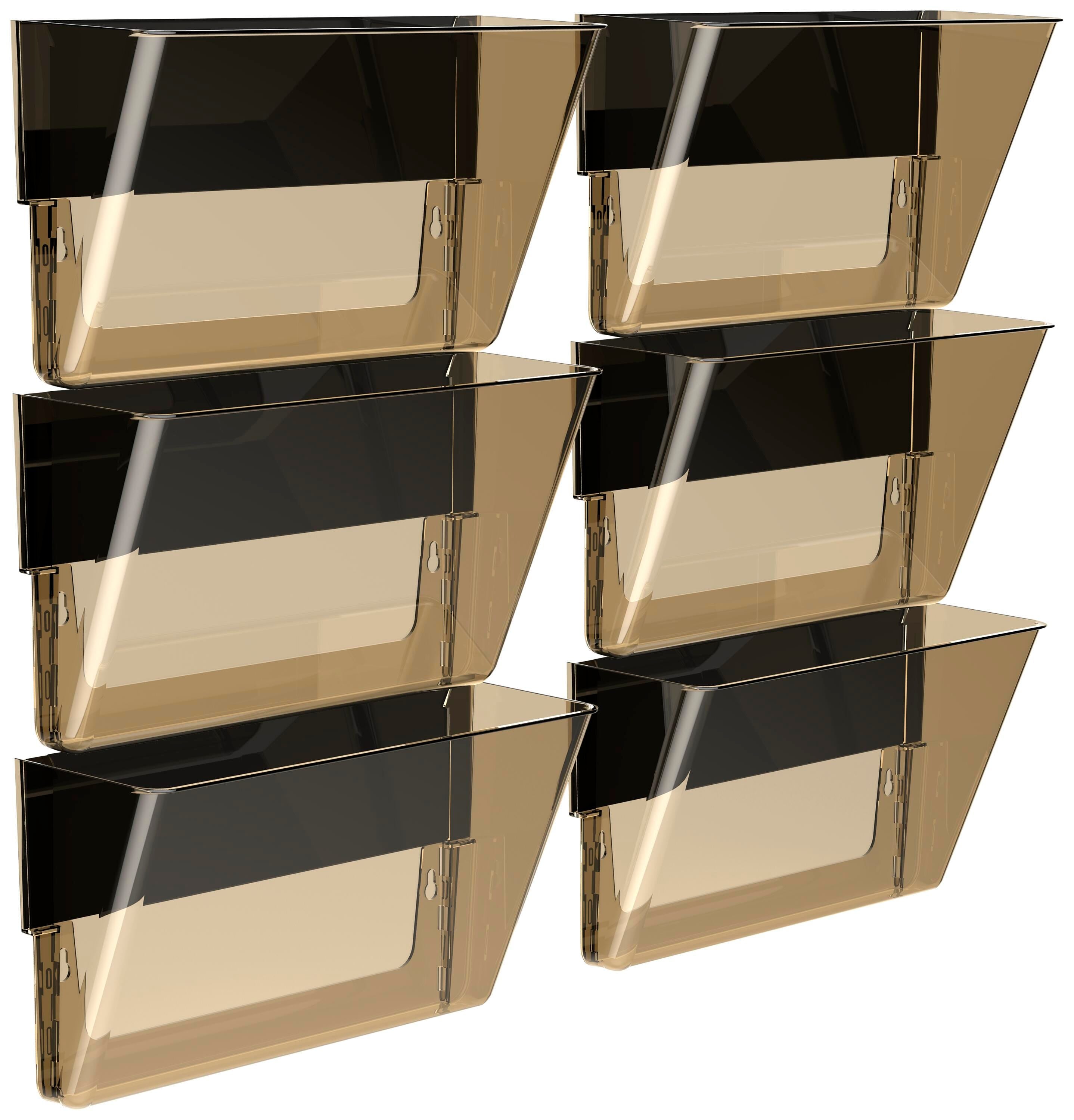 WALL POCKET STOREX MAGNETIC LETTER SMOKE PACK OF 6