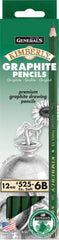 PENCILS DRAWING GRAPHITE GENERALS KIMBERLY 6B PACK OF 12