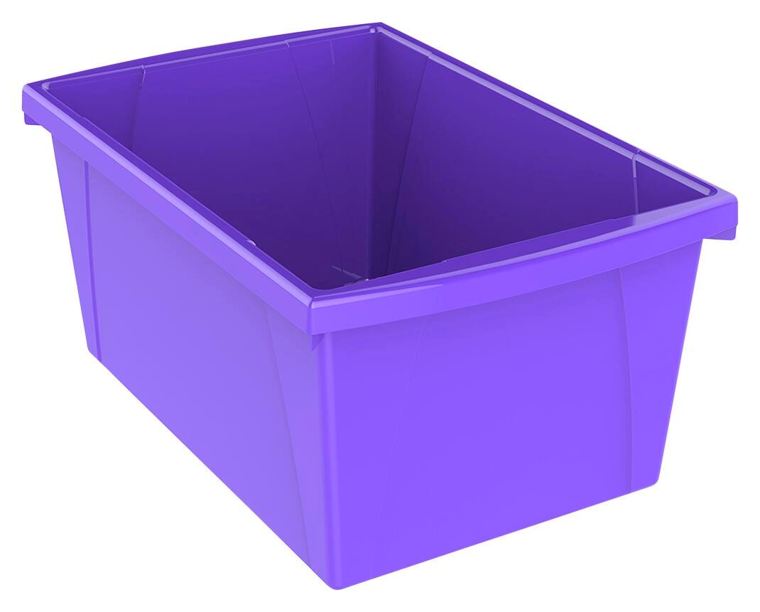 STORAGE BINS 5.5 GALLON MEDIUM PURPLE