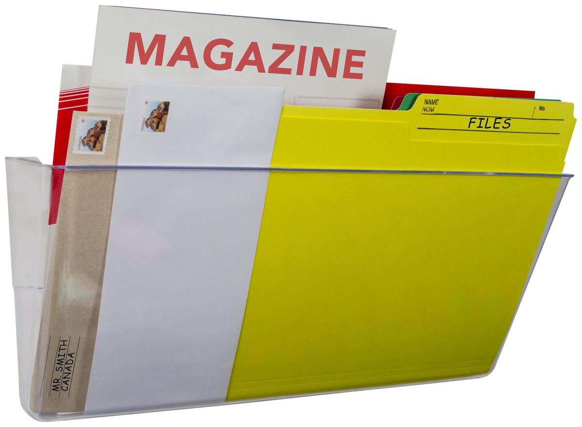 WALL POCKET STOREX LEGAL CLEAR