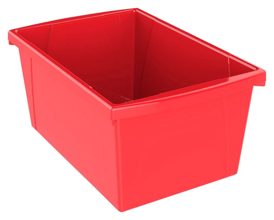 STORAGE BINS 5.5 GALLON MEDIUM RED